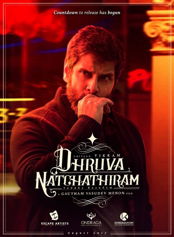 Vikram's Dhruva Natchathiram first look poster - Photos 