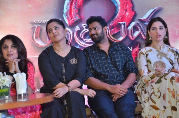 Image result for prabhas anushka in audio launch of baahubali