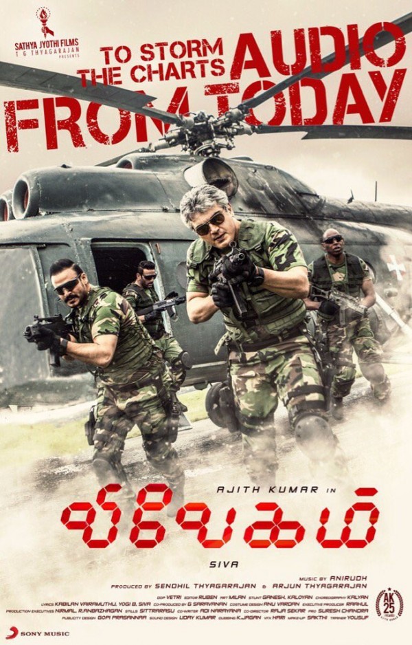 'Vivegam' makers release Ajith poster on birthday - Photos 