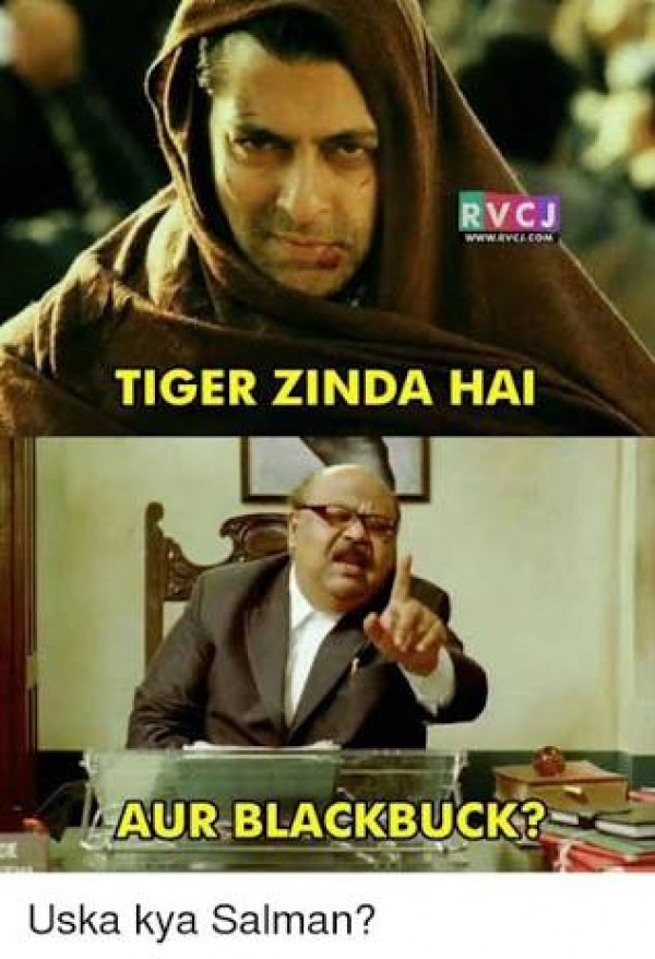 Salman Khan convicted in Blackbuck poaching case Funny memes of