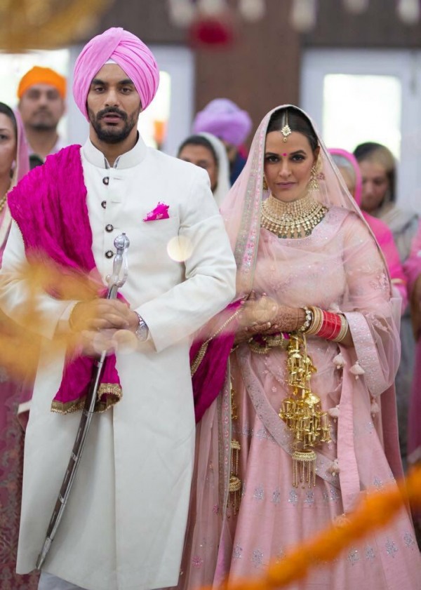 Neha Dhupia-Angad Bedi wedding pics are too cute - Photos 