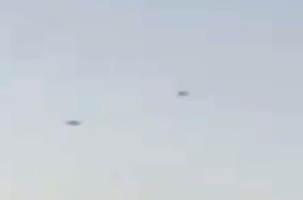 UFO Sighting: Disc-Shaped Objects Releasing Drones Spotted Over Spain (You Tube Screenshot/jmhz71)