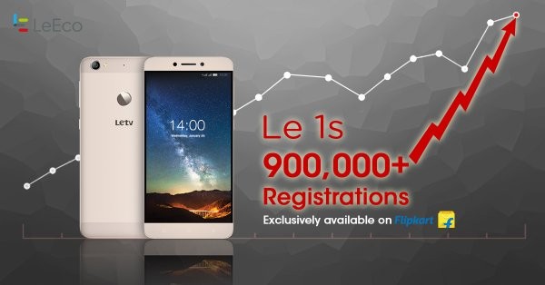 LeEco Le 1s will be available on Flipkart on Tuesday, February 9, 2016.