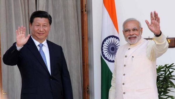 Chinese President Xi Jinping with Indian Prime Minister Narendra Modi Modi Jinping