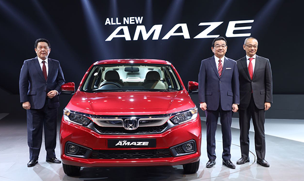 2018 Honda Amaze gets new edgy design 2018 Honda Amaze