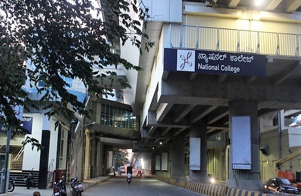 National College metro station in Bengaluru National College metro station