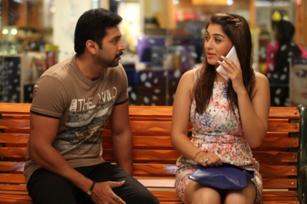 Jayam Ravi and Hansika Motwani in Romeo Juliet. Romeo Juliet