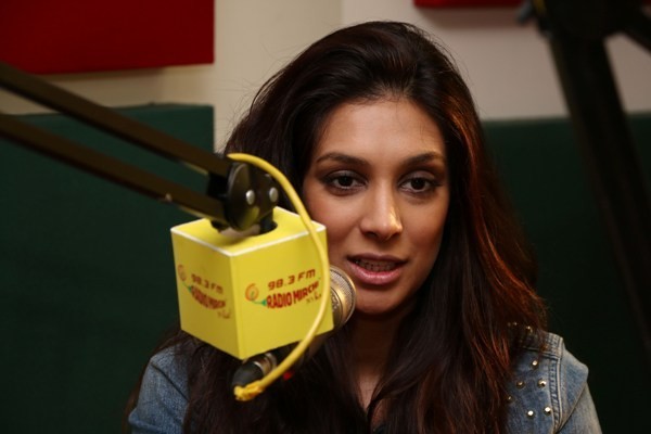 Preeti Desai at Radio Mirchi. Preeti Desai at Radio Mirchi.