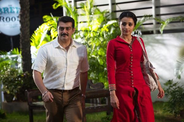 A movie still from Ajith's 'Yennai Arindhaal' Release Postponed; Out of Pongal Race
