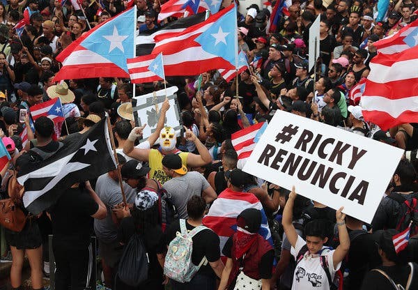 Protests in Puerto Rico. Reuters Puerto Rico