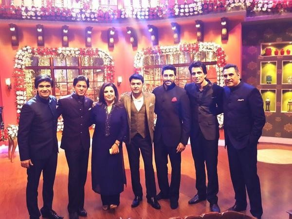 Shah Rukh Khan's 'Happy New Year' Team on 'Comedy Nights With Kapil' Shah Rukh Khan's 'Happy New Year' Team on 'Comedy Nights With Kapil'