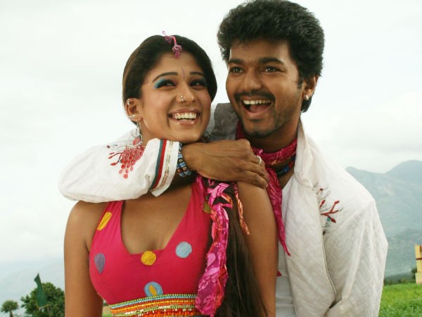 A movie still from Vijay and Nayantara's Nayantara and Vijay