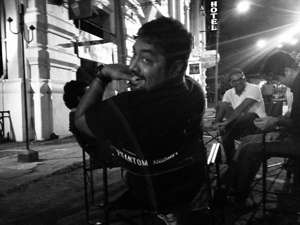 On-the-sets of 'Bombay Velvet': Director Anurag Kashyap On-the-sets of 'Bombay Velvet'