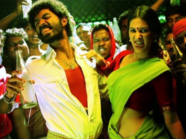 A movie still from 'Maari'