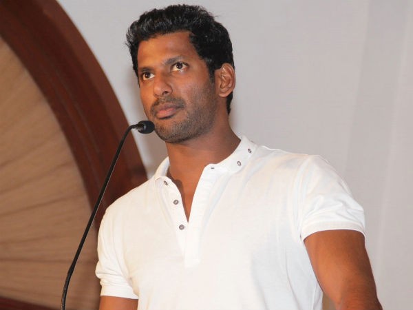 A picture of actor Vishal Krishna. Vishal