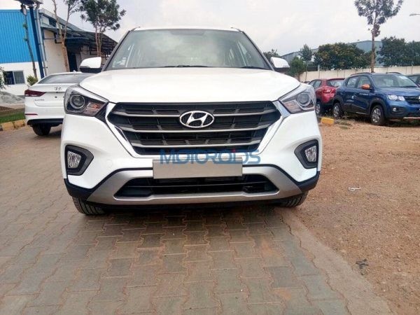 2018 Hyundai Creta facelift spotted at dealer stockyard 2018 Hyundai Creta facelift