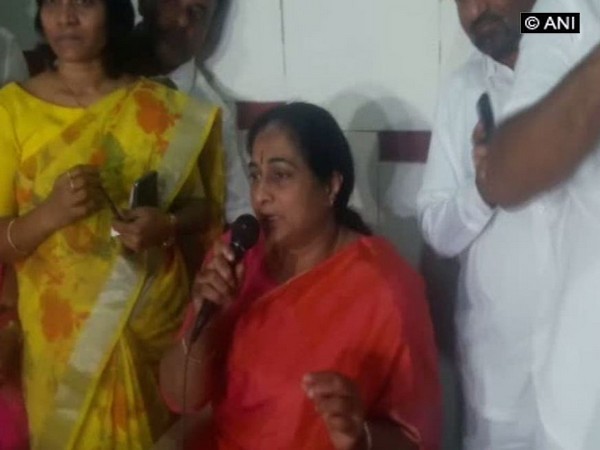 Congress member Padmini Reddy padmini Reddy Congress