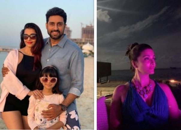 Aishwarya Rai Bachchan, Aaradhya and Abhishek Bachchan