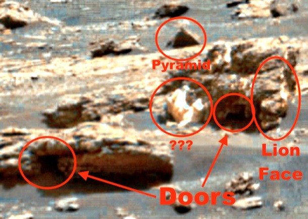 Mars alien city
