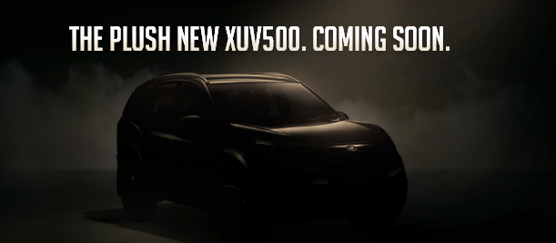 2018 Mahindra XUV500 teaser. 2018 Mahindra XUV500, 2018 Mahindra XUV500 launch
