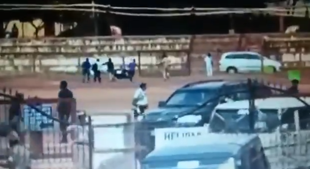 Screengrab from the video that was spotted being carried out of Prime Minister Narendra Modi's helicopter. modi black box