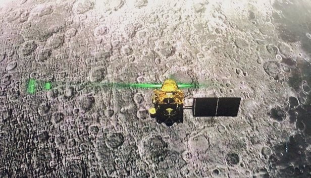 Chandrayaan-2 comprises an orbiter, lander (Vikram) and rover (Pragyan). vikram pragyan