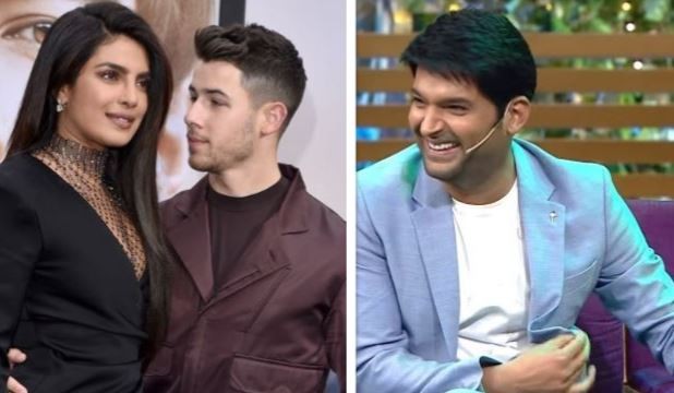 Priyanka Chopra, Nick Jonas and Kapil Sharma