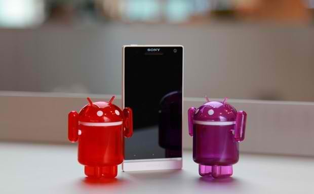 Sony Xperia smartphone with Android Jelly Bean