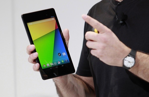 Nexus 7 Tablet During a Google Event in San Francisco, 2013
