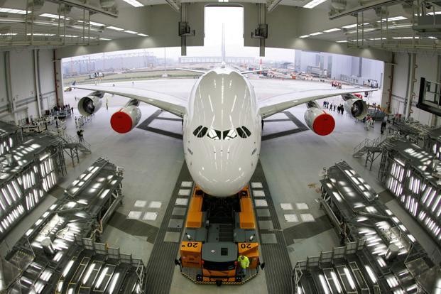 Airbus A320 super jumbo jet. airbus