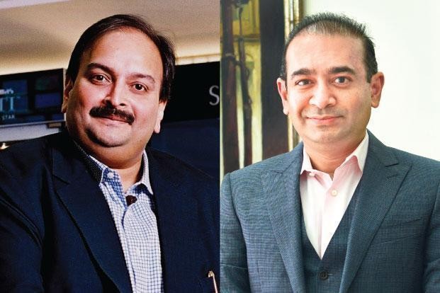 Mehul Choksi and Nirav Modi (right) are involved in the Rs 13,400 crore Punjab National Bank scam. Mehul Choksi and Nirav Modi