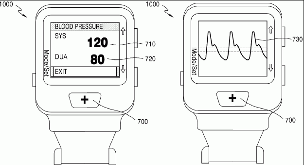Samsung Galaxy Gear X patent drawing Samsung Galaxy gear X patent