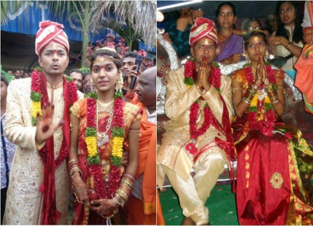 Madhu Priya with Srikanth Madhu Priya with Srikanth