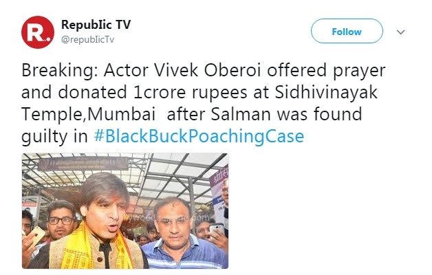 Vivek Oberoi, Salman Khan
