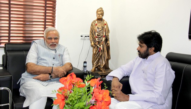 Pictured: Pawan Kalyan and Narendra Modi Pawan Kalyan and Narendra Modi