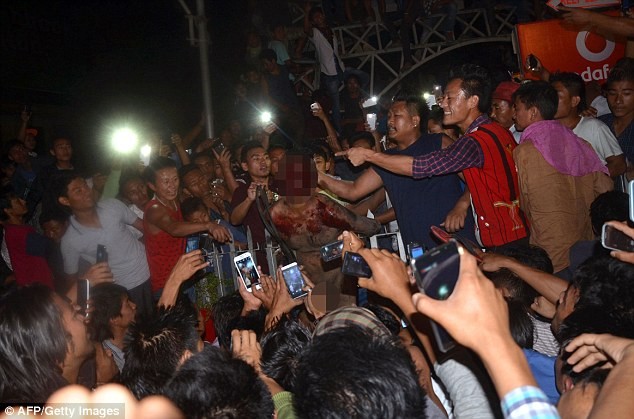 Angry mob lynch Rapist. Angry mob lynch Rapist.