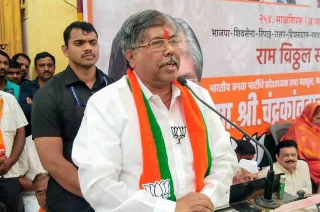 BJP Maharashtra president Chandrakant Patil. Chandrakant Patil