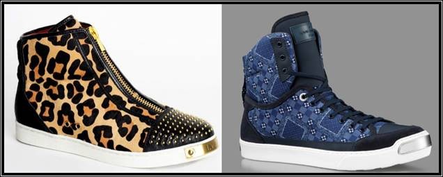 LVL XIII copyrighted toe plate and Louis Vuitton's new collection. Sneakers