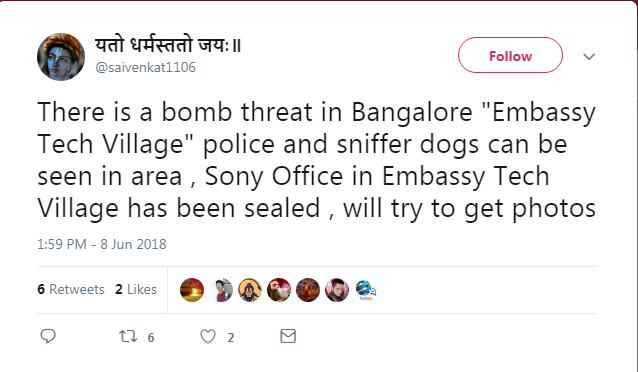 Bangalore bomb threat Bangalore bomb threat