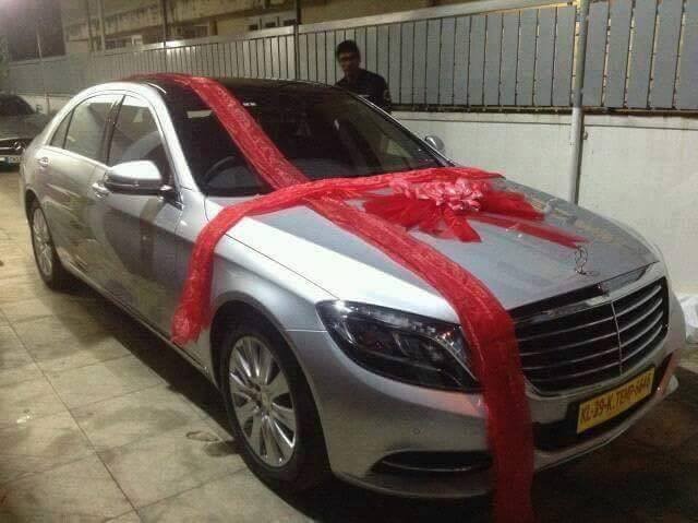 Dulquer Salmaan gifts dad Mammootty New 'Mercedes Benz S Class