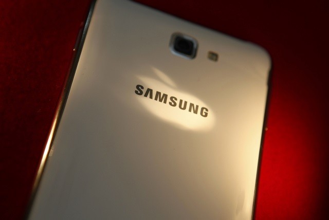 Samsung Galaxy Note smartphone in Beijing, 2013.