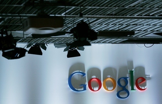 Google Logo at Google Headquarters in Mountain View.