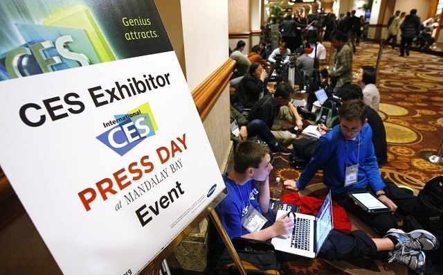 CES 2013 Press Day in Las Vegas, 2013.
