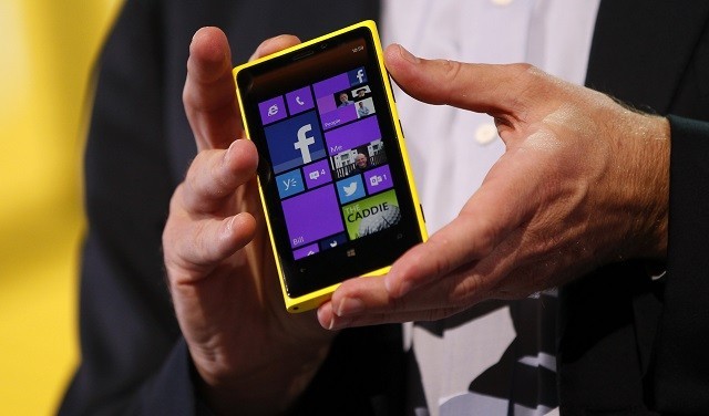 Nokia Lumia 920 with Windows Phone 8 OS in California 2012.