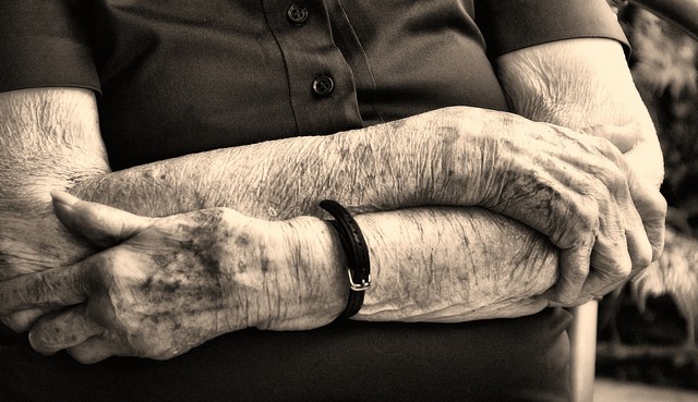 Alzheimer's disease, elderly, hands