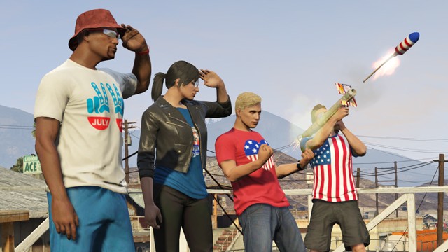 GTA Online gets Independence Day themed DLC. GTA Online