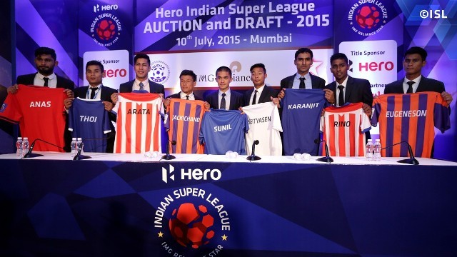 The Indian Super League 2015 Player Auction and Domestic Draft have been a successful affair today in Mumbai isl draft 2015