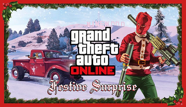 Rockstar was released Christmas DLC for all the four consoles. GTA 5
