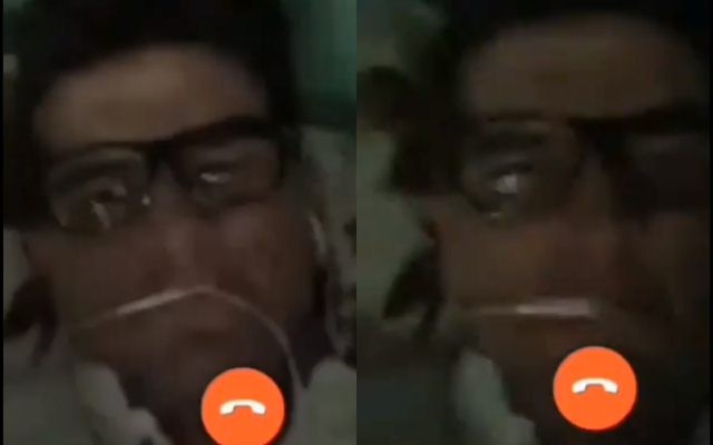 Screengrab from the controversial video Shaheen Afridi