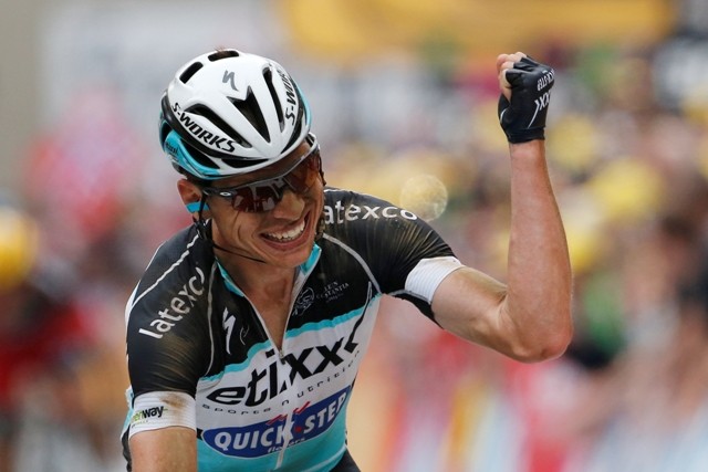 Tony Martins of Germany celebrates after winning the stage 4 of Le Tour de France 2015 TDF 2015 Tony Martin